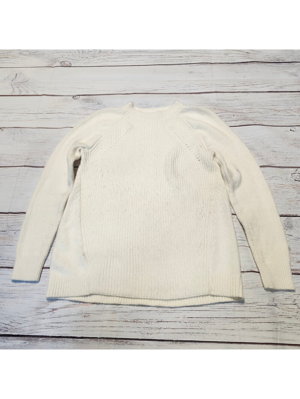LOFT Women's Ivory Knit Sweater Size XS
